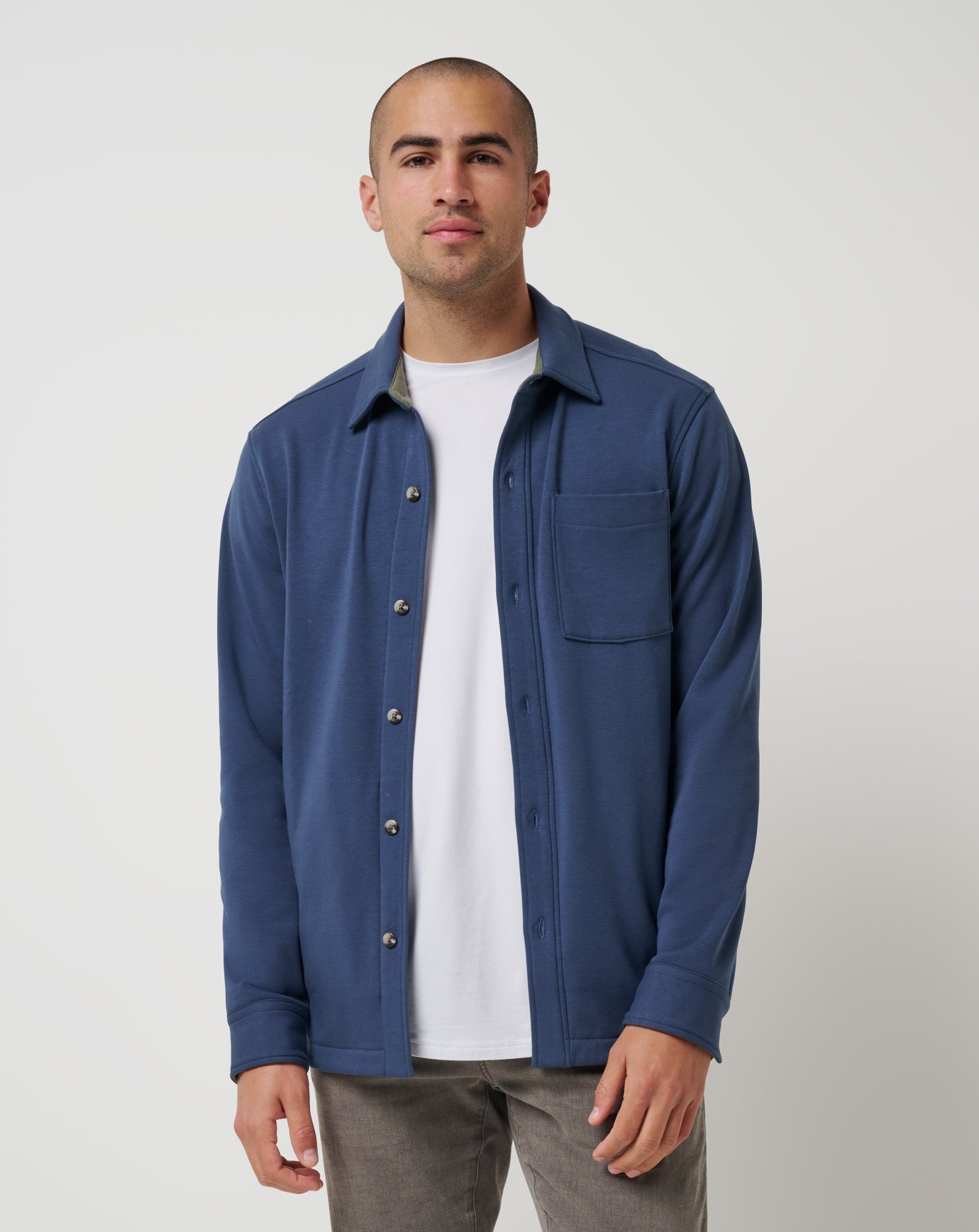 Travis Mathew Discount Cloud Shirt Jacket Men