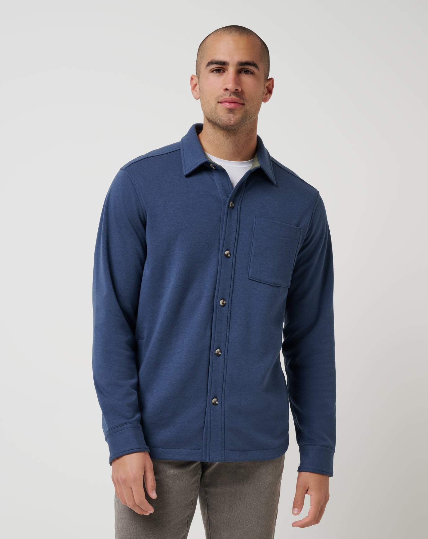 Travis Mathew Discount Cloud Shirt Jacket Men