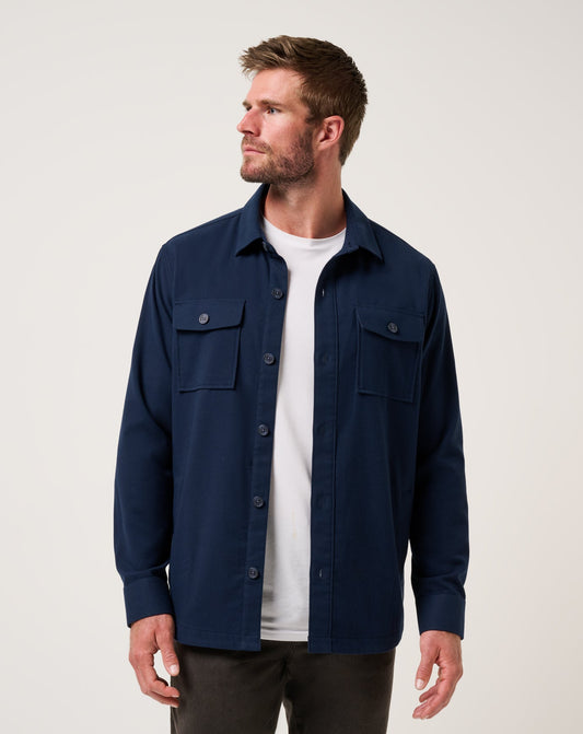 Travis Mathew Outlets Wanna Bet Shirt Jacket Men