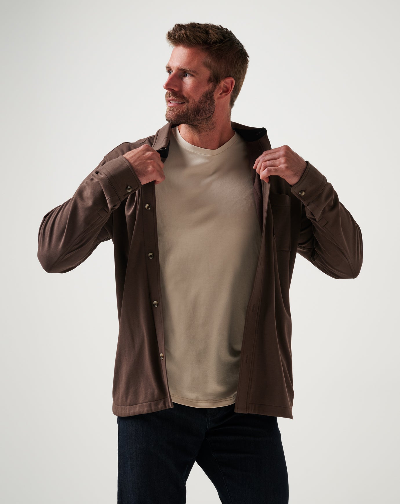 Travis Mathew For Sale Cloud Shirt Jacket Men
