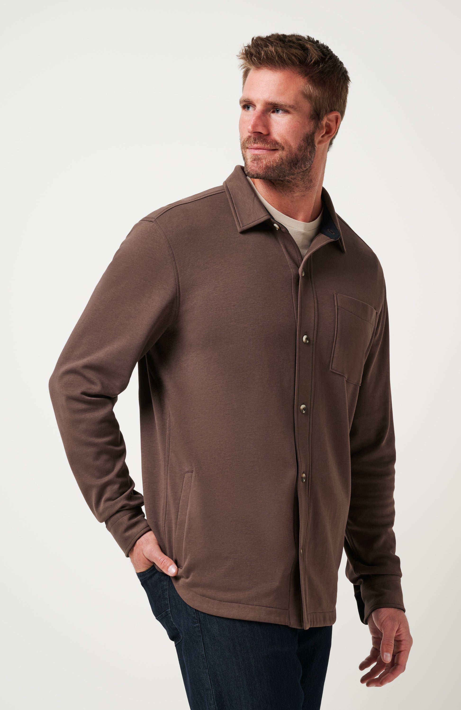 Travis Mathew For Sale Cloud Shirt Jacket Men
