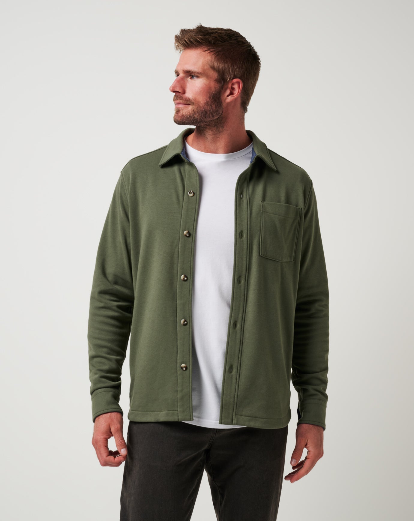 Travis Mathew Online Cloud Shirt Jacket Men