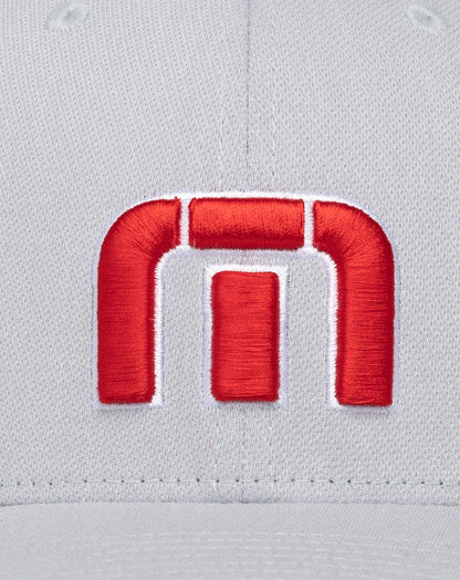 Travis Mathew Discount Red White Iconic Snapback Hat Men|Accessories