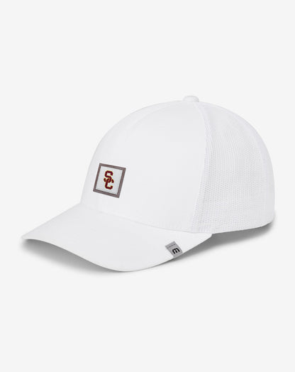Travis Mathew Sale USC Leather Patch Snapback Hat Men|Accessories|Game Day|New