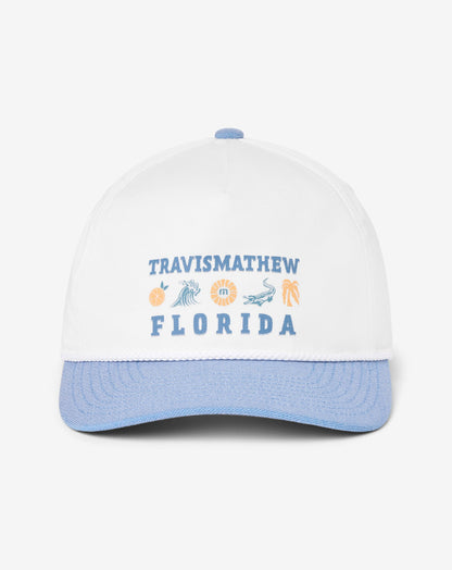 Travis Mathew US Bring The Sunscreen Snapback Hat Men|Accessories
