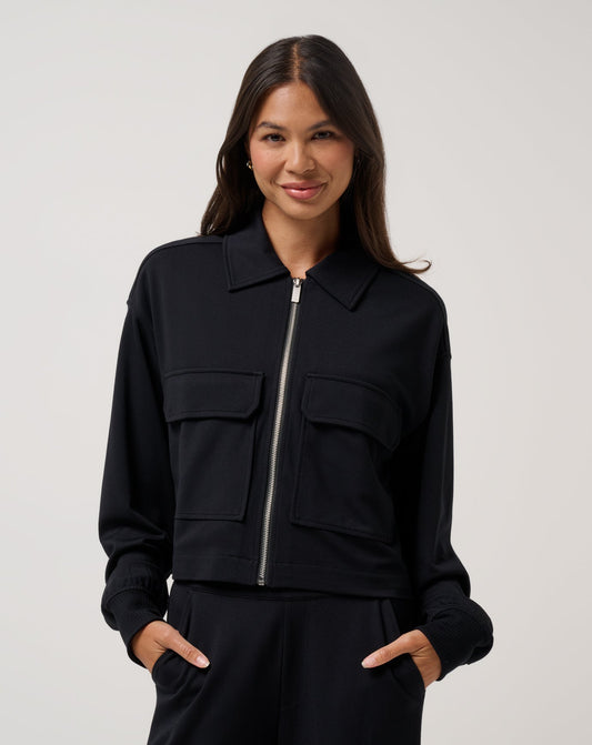 Travis Mathew Online Friday Doubleknit Utility Jacket Women