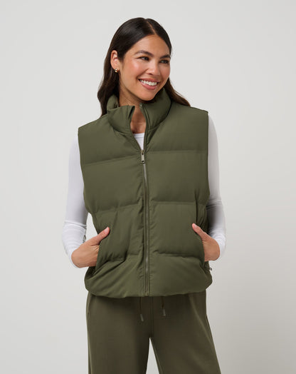 Travis Mathew Sale Moontide Bonded Puffer Vest Women