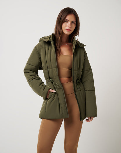 Travis Mathew Outlets Mont Blanc Hood Puffer Women