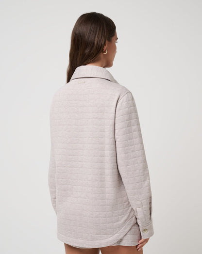 Travis Mathew US Cloud Coastal Quilted Shacket Women