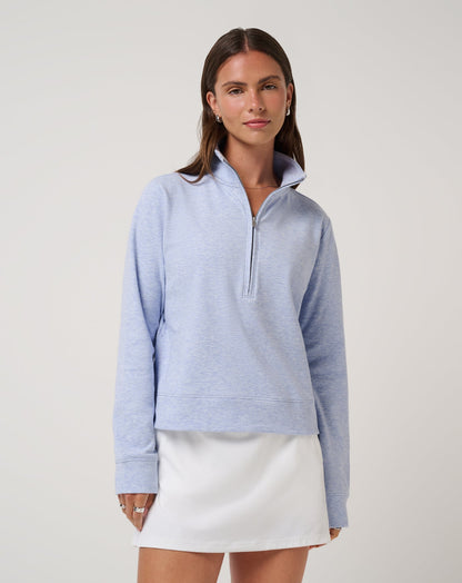 Travis Mathew Outlets Cloud Fleece Half Zip 2.0 Women|Golf