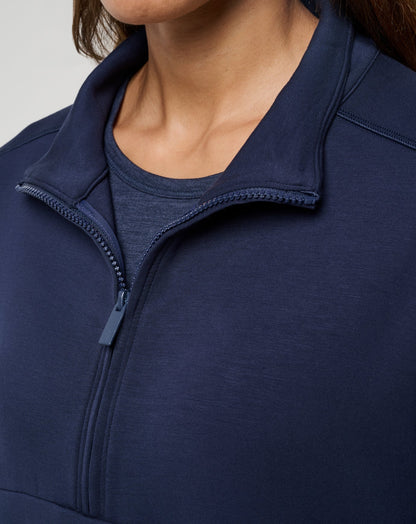 Travis Mathew Discount Skyloft Soft Half Zip 2.0 Women|Golf