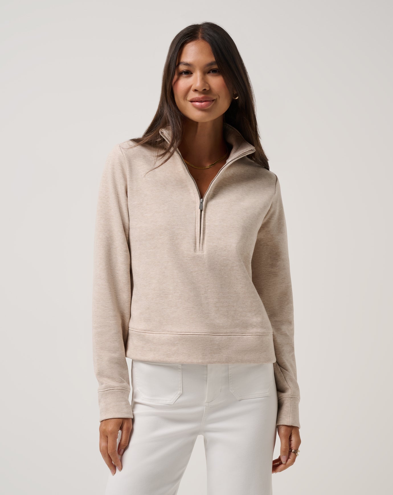 Travis Mathew Sale Cloud Fleece Half Zip 2.0 Women|Golf