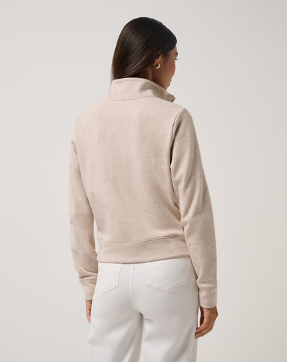 Travis Mathew Sale Cloud Fleece Half Zip 2.0 Women|Golf