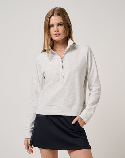 Travis Mathew Discount Cloud Fleece Half Zip 2.0 Women|Golf