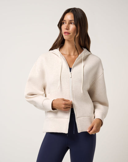 Travis Mathew Outlets Cloudscape Zip Hood Women