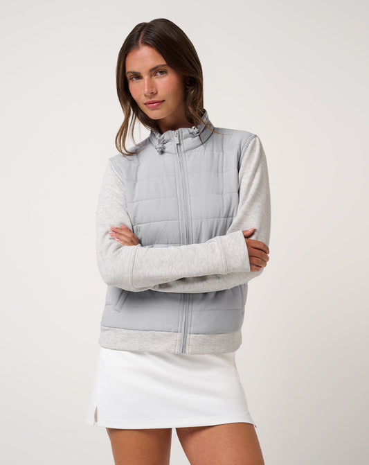 Travis Mathew For Sale Skyloft Soft Espresso Martini Full Zip Women|Golf