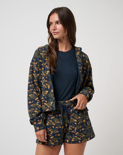Travis Mathew For Sale Cloud Fleece Printed Hoodie Women