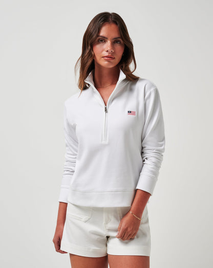 Travis Mathew Sale Tasmin Half Zip Women