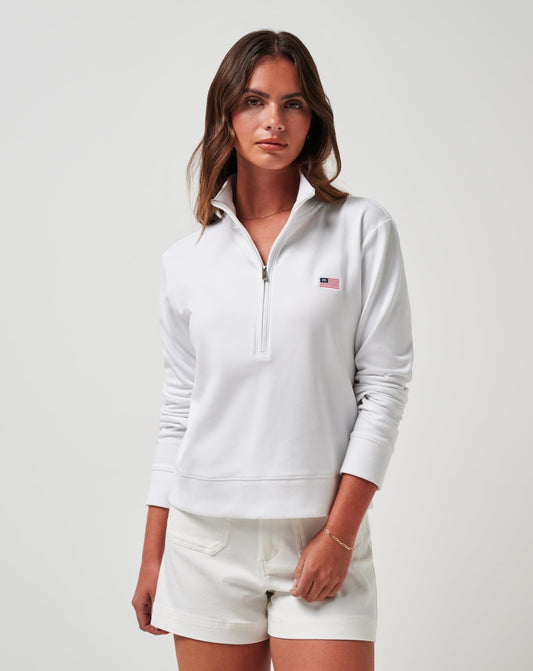 Travis Mathew Sale Tasmin Half Zip Women