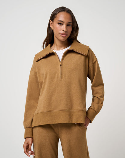 Travis Mathew Discount Save The Day Cloud Half Zip 2.0 Women