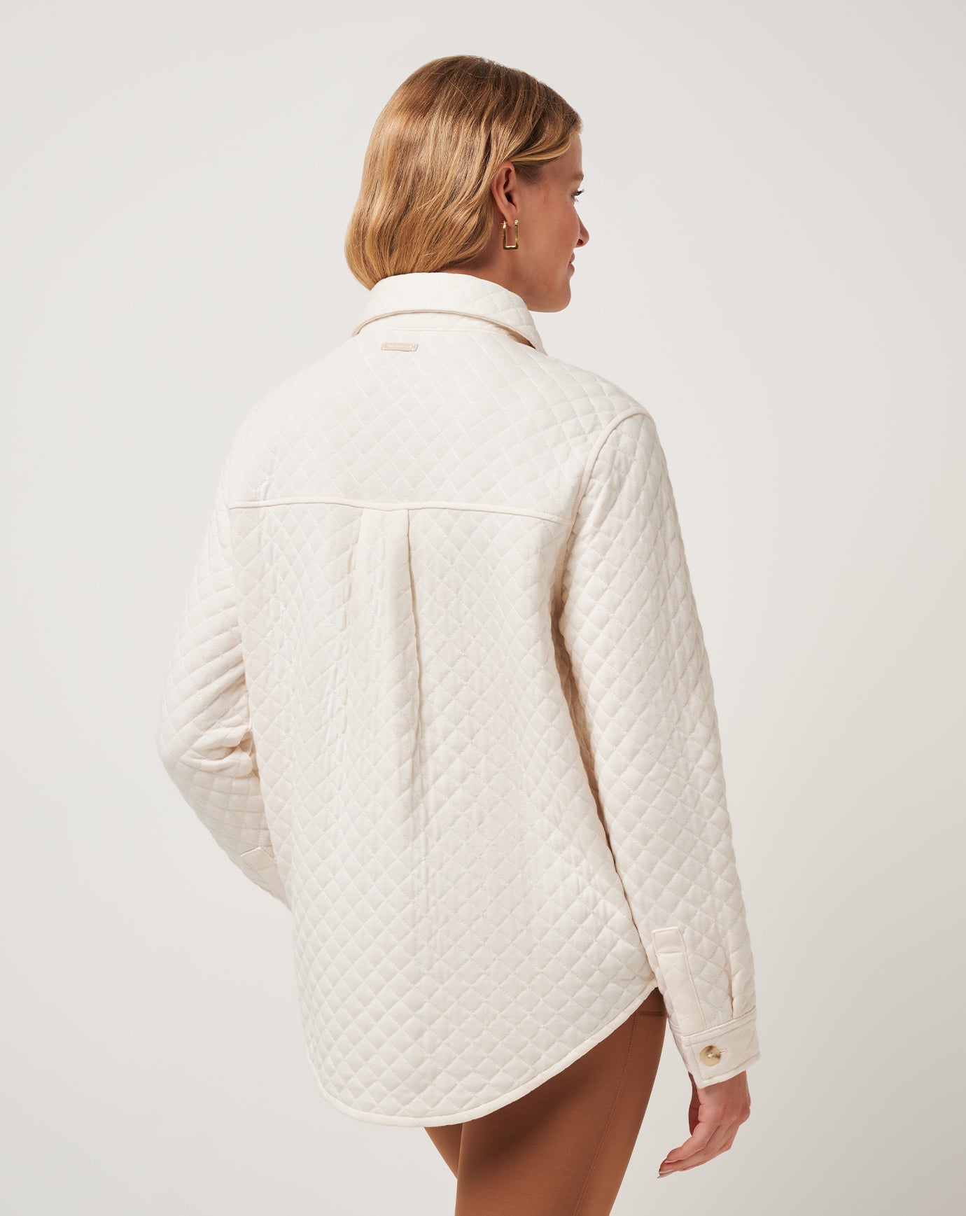 Travis Mathew Online Diamond Quilted Shacket Women