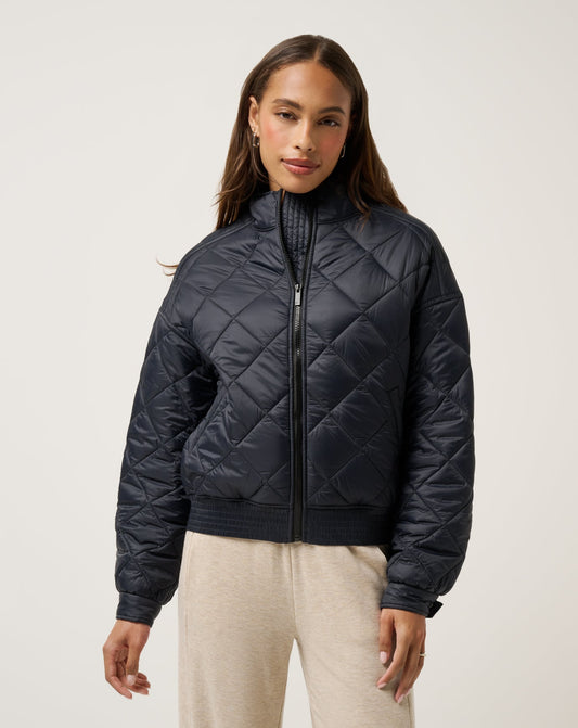 Travis Mathew Discount Lights At Night Quilted Jacket Women