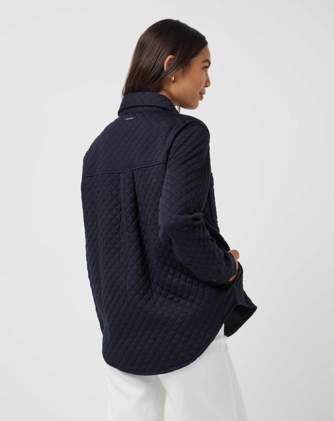 Travis Mathew Outlets Diamond Quilted Shacket Women