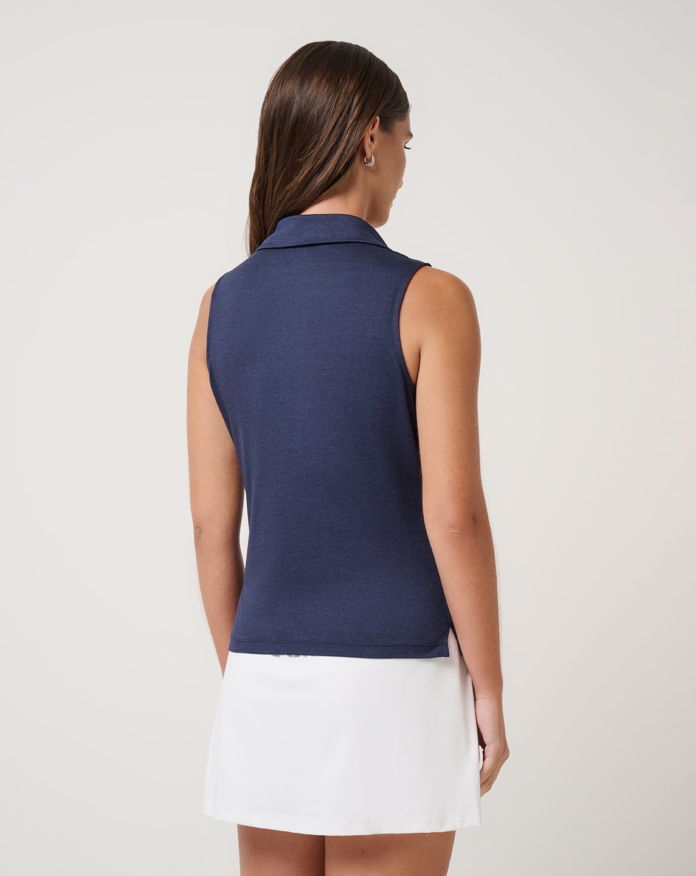 Travis Mathew Outlets Skyloft Light Sleeveless Polo Women|Golf