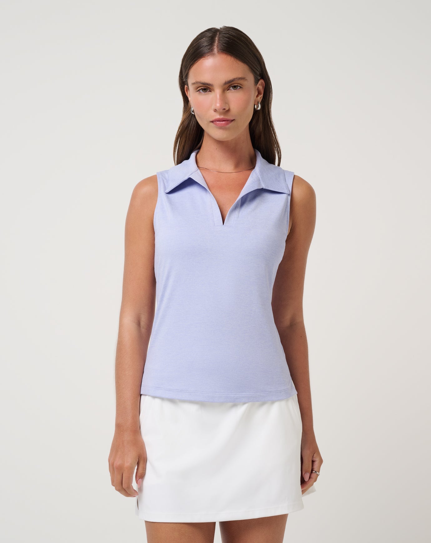 Travis Mathew Sale Skyloft Light Sleeveless Polo Women|Golf
