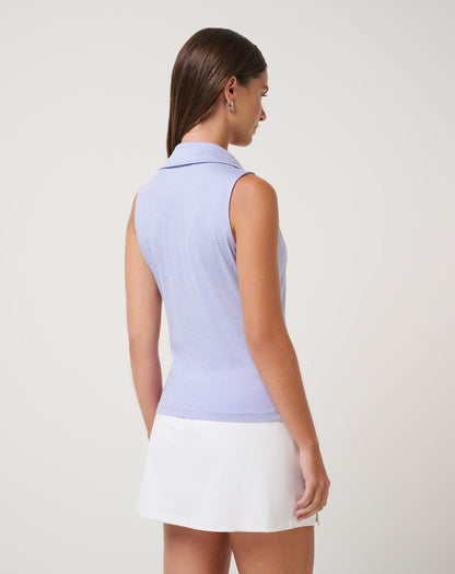 Travis Mathew Sale Skyloft Light Sleeveless Polo Women|Golf