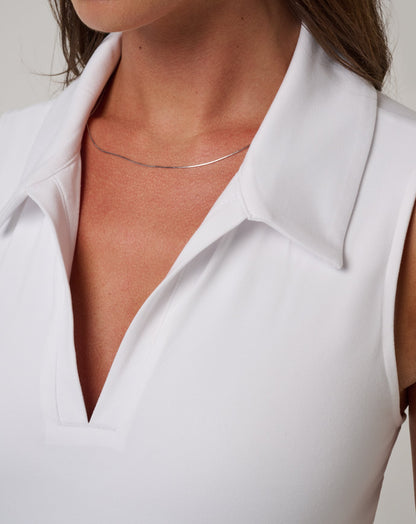 Travis Mathew Outlets Skyloft Light Sleeveless Polo Women|Golf
