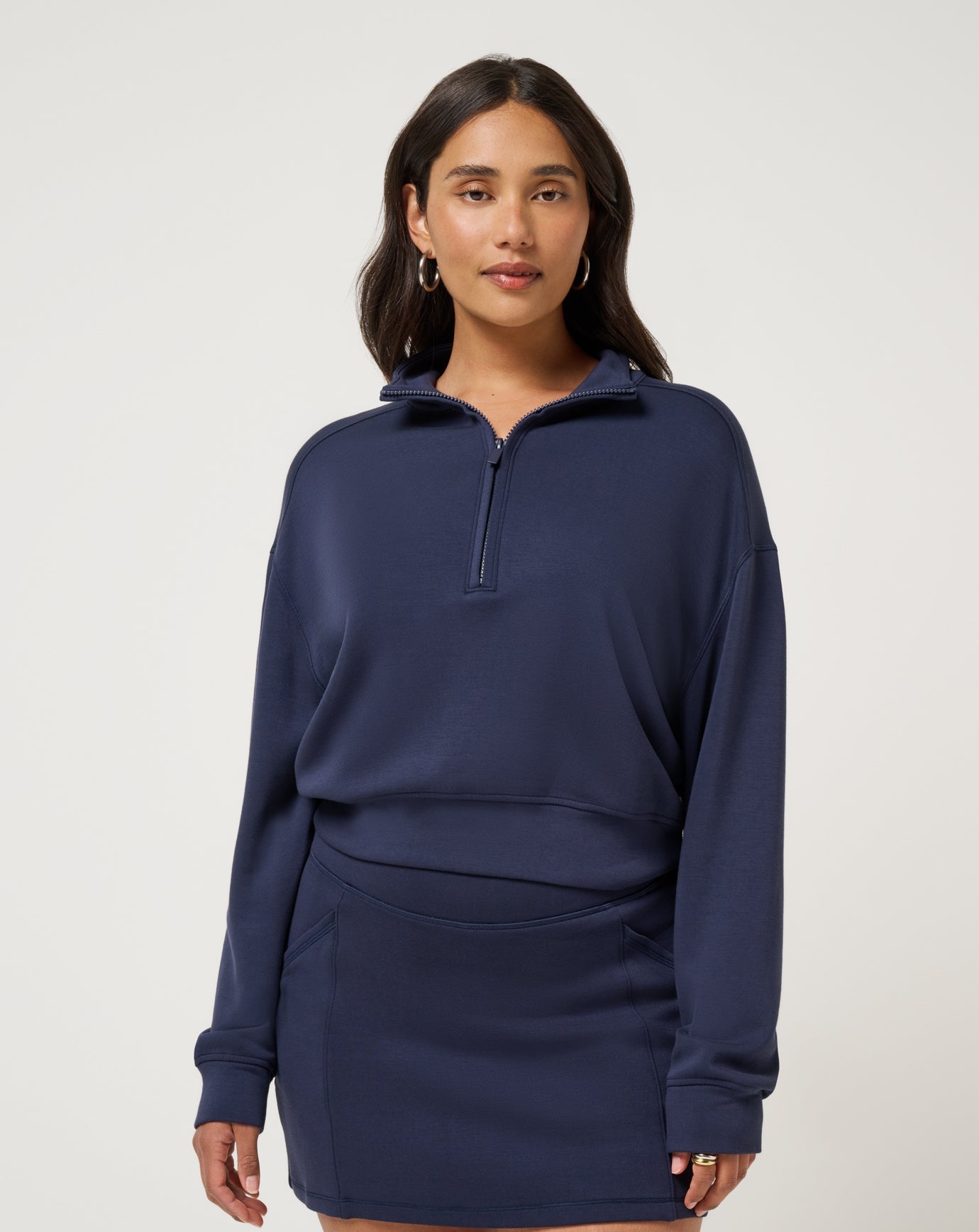 Travis Mathew Discount Skyloft Soft Echo Half Zip Women|Golf