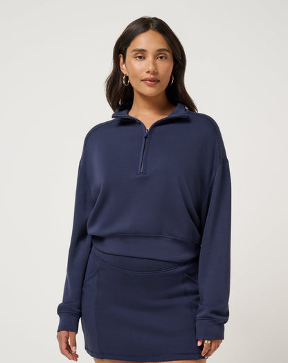 Travis Mathew Discount Skyloft Soft Echo Half Zip Women|Golf