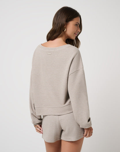 Travis Mathew Outlets Coastal Rib Yacht Me Pullover Women
