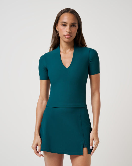 Travis Mathew For Sale Moveknit Rib Limitless Top Women|Golf