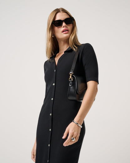 Travis Mathew Sale Cloud Rib Polo Midi Dress Women