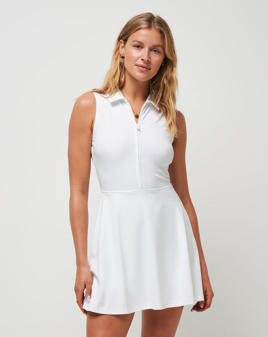 Travis Mathew Outlets Moveknit Sleeveless Polo Dress Golf