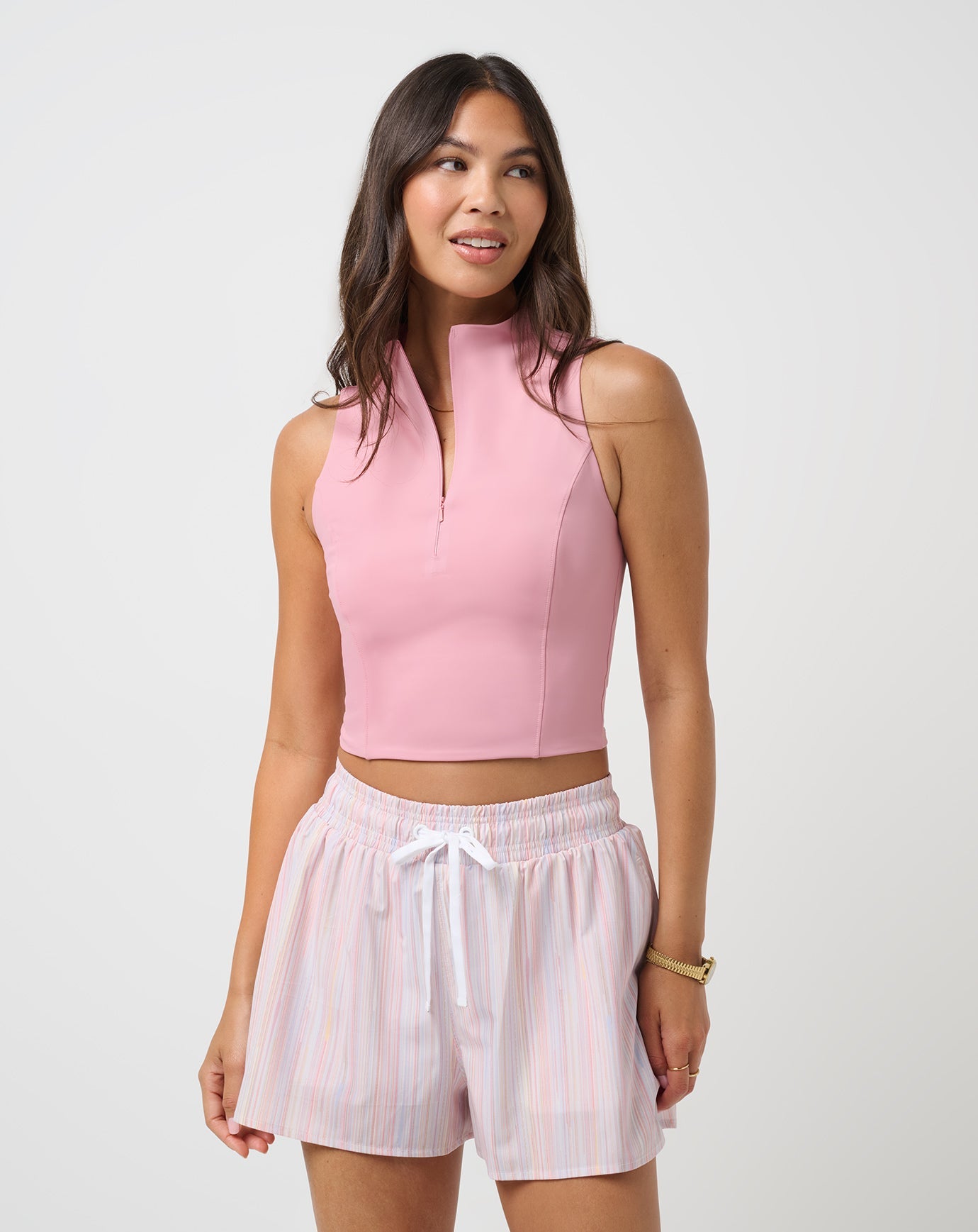 Travis Mathew Online Sunfire Zip Tank Golf
