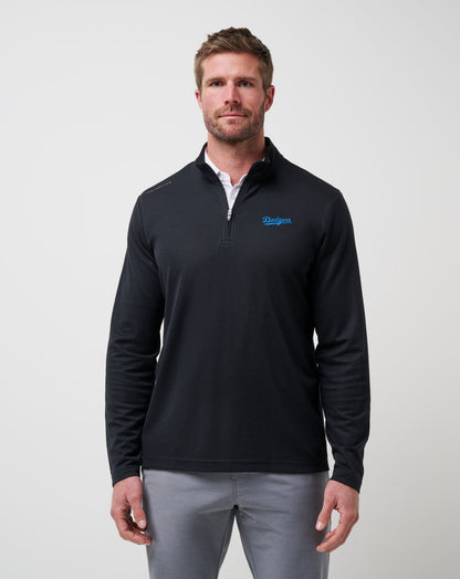 Travis Mathew For Sale Los Angeles Dodgers Time To Tailgate Quarter Zip Game Day|New