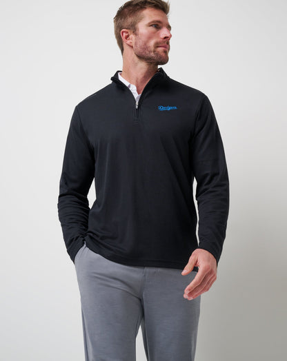Travis Mathew For Sale Los Angeles Dodgers Time To Tailgate Quarter Zip Game Day|New