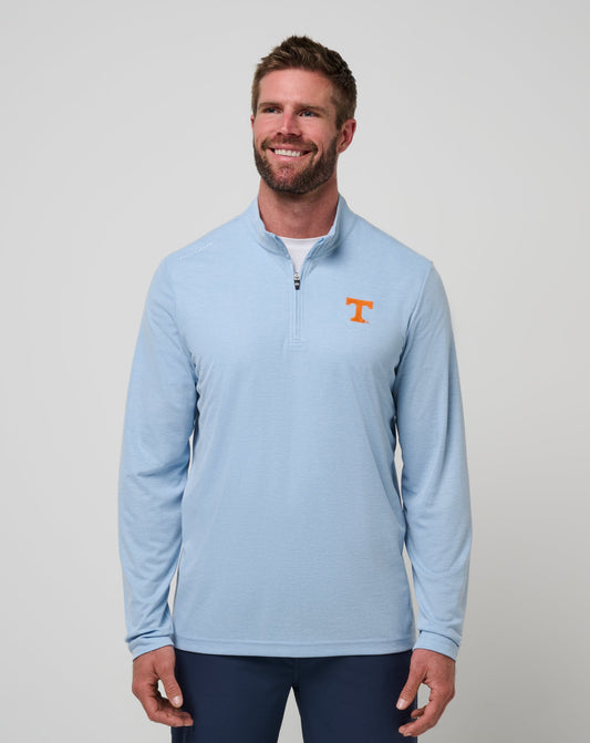 Travis Mathew For Sale Tennessee Time To Tailgate Quarter Zip Game Day|New