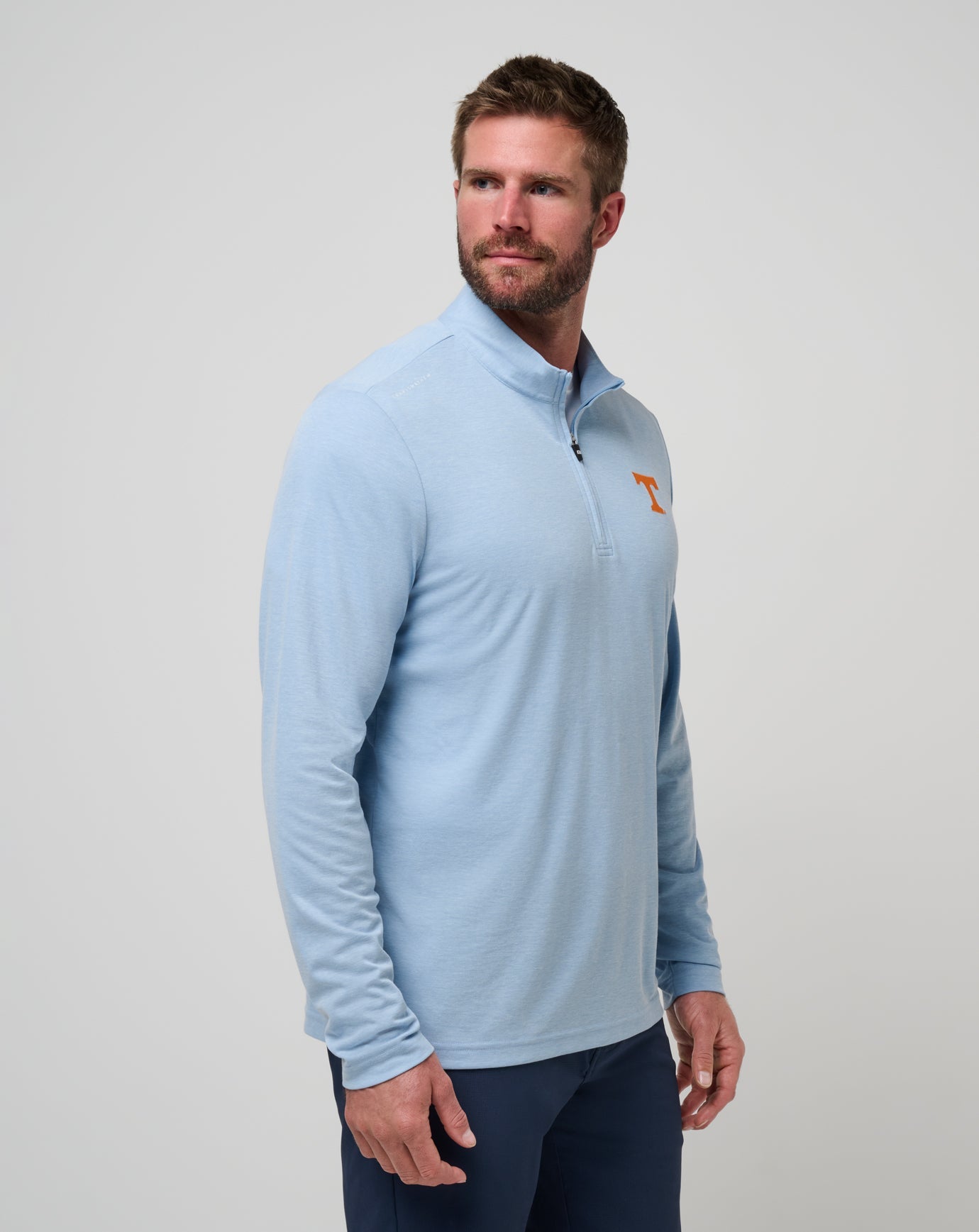 Travis Mathew For Sale Tennessee Time To Tailgate Quarter Zip Game Day|New