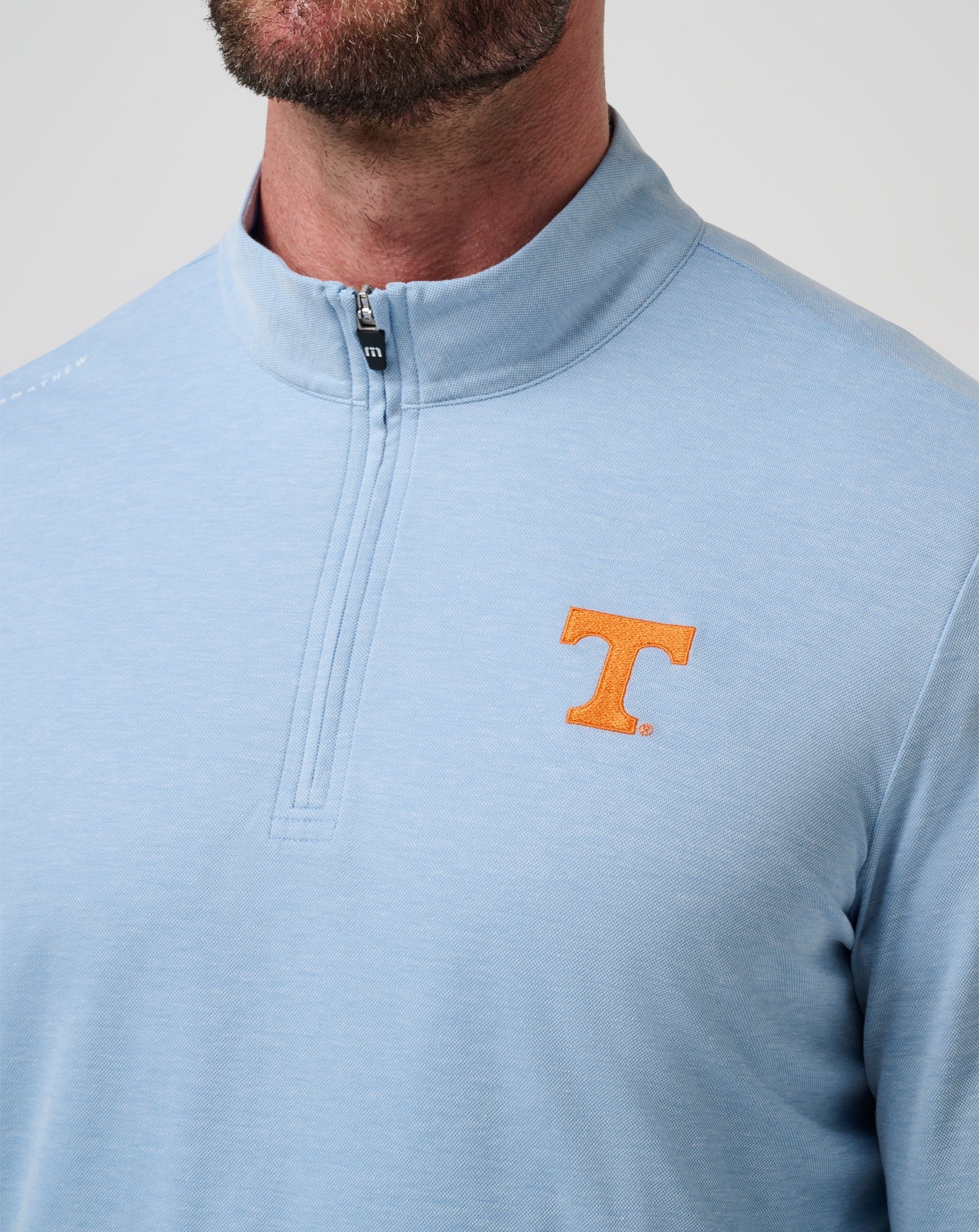 Travis Mathew For Sale Tennessee Time To Tailgate Quarter Zip Game Day|New