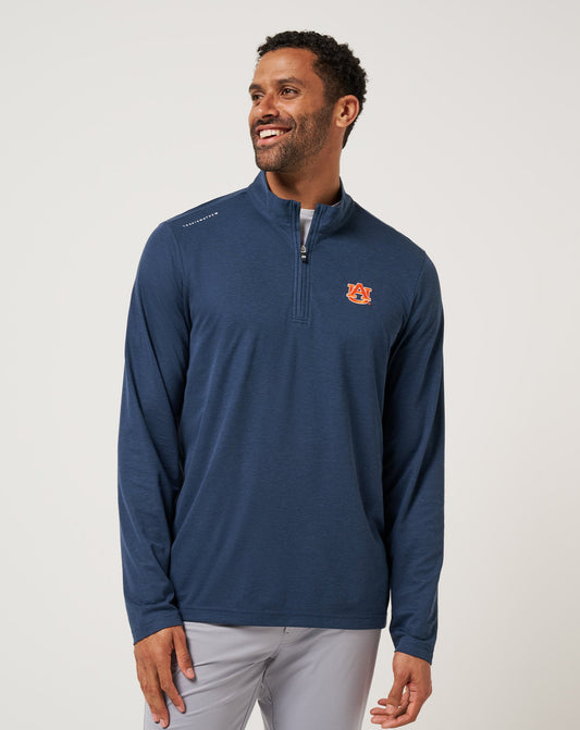 Travis Mathew US Auburn Time To Tailgate Quarter Zip Game Day|New
