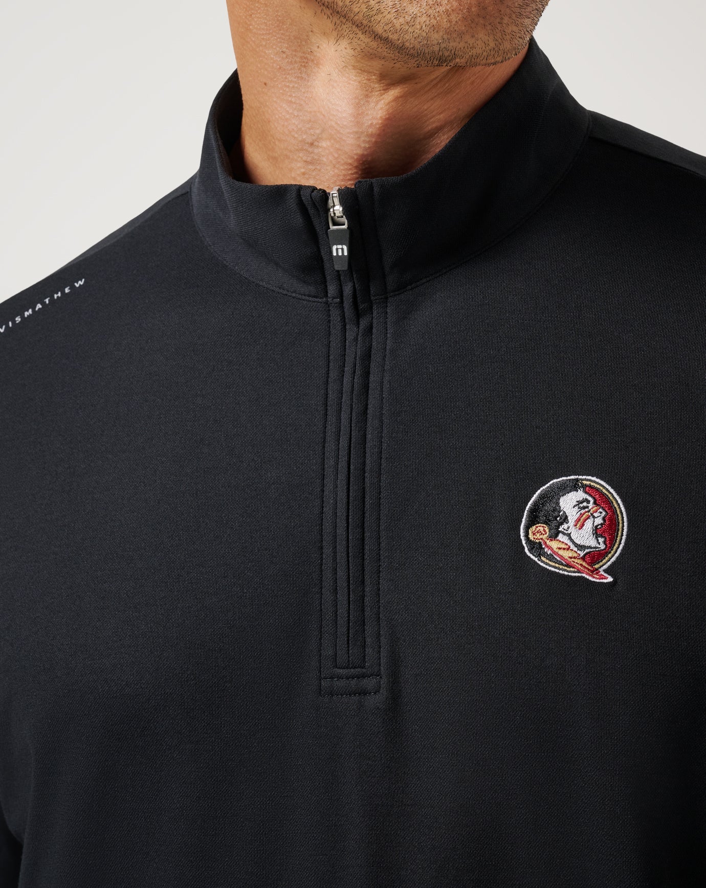 Travis Mathew Sale FSU Time To Tailgate Quarter Zip Game Day|New