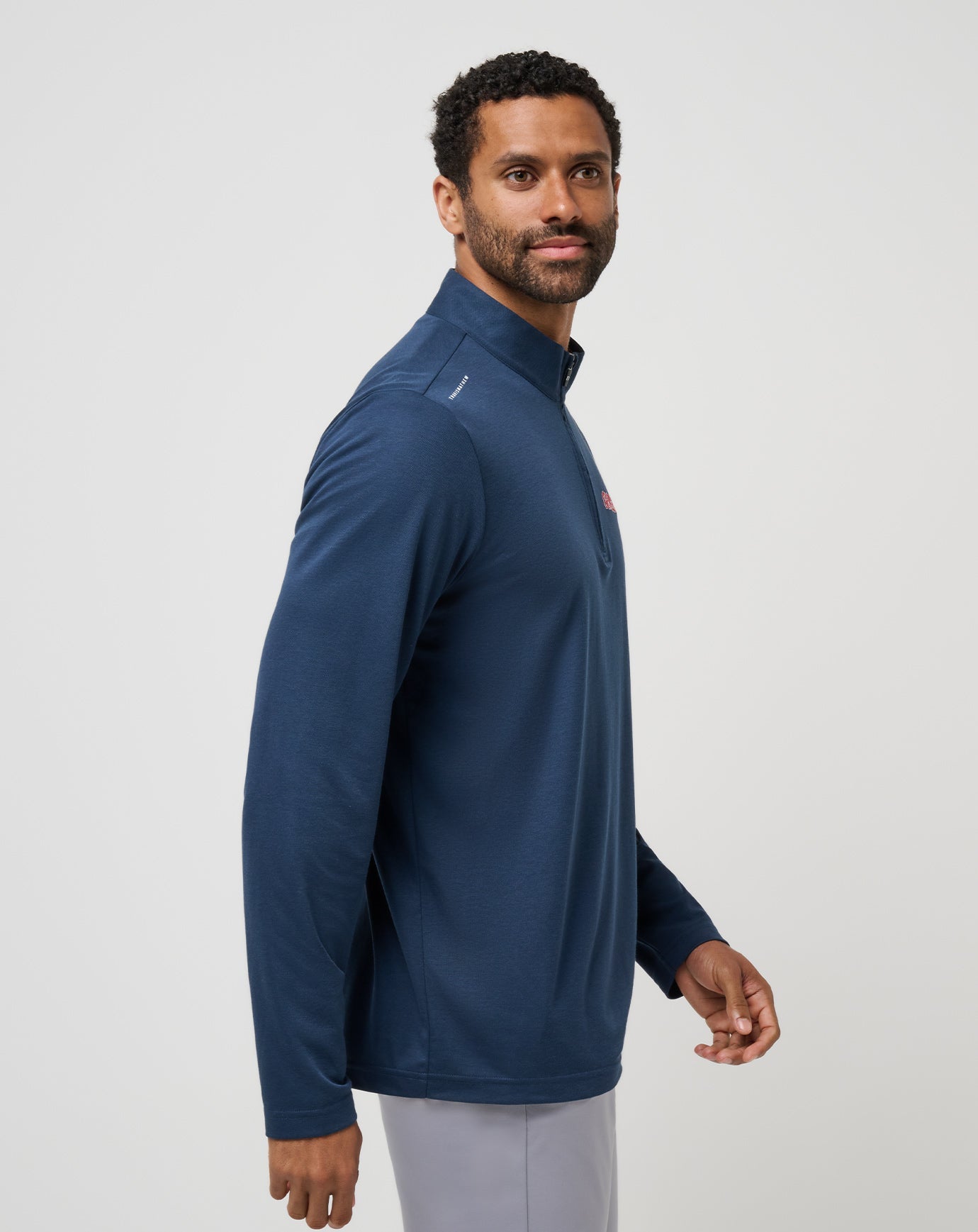 Travis Mathew Discount Mississippi Time To Tailgate Quarter Zip Game Day|New