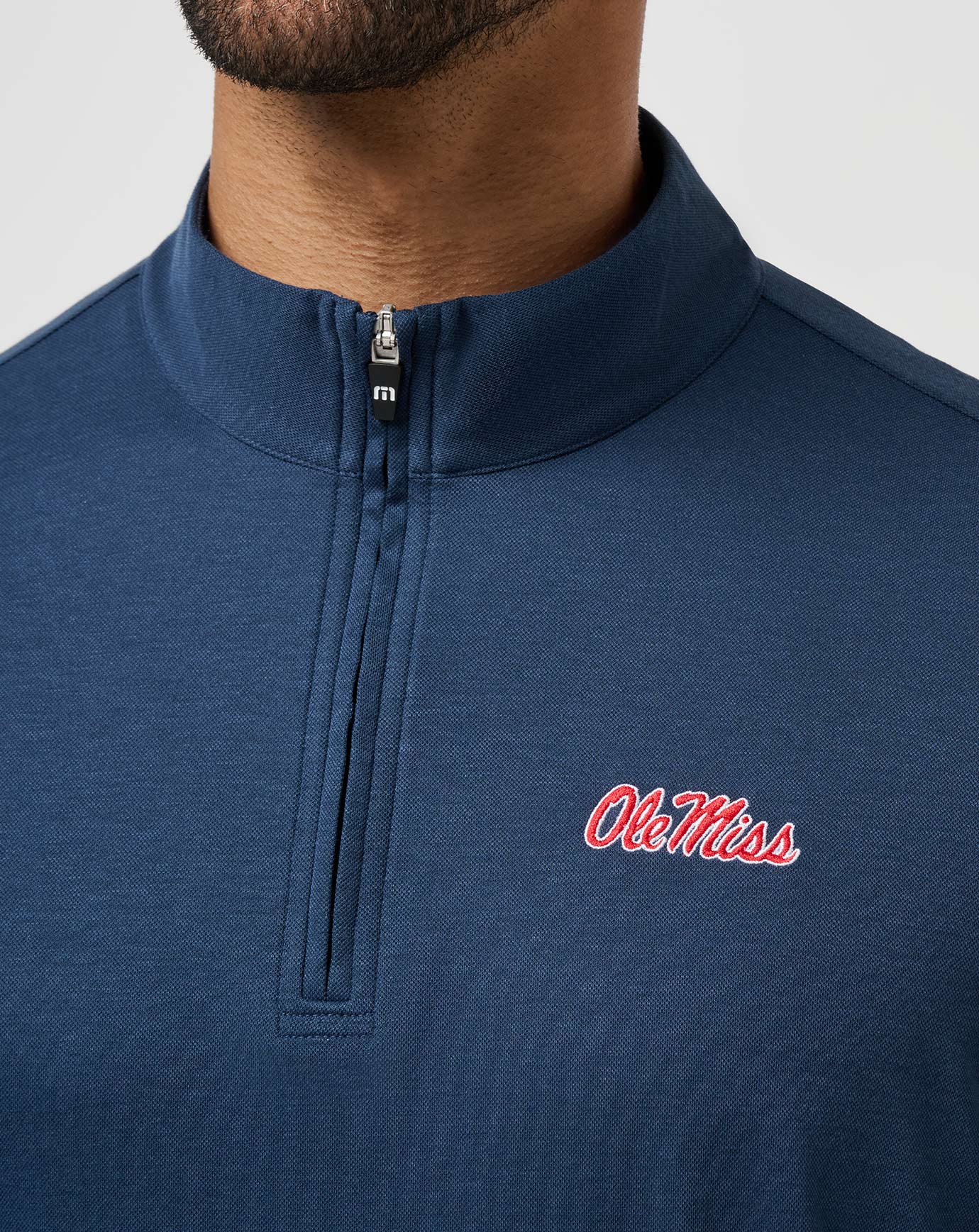 Travis Mathew Discount Mississippi Time To Tailgate Quarter Zip Game Day|New