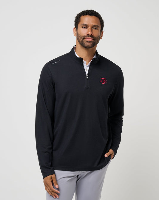 Travis Mathew Discount Texas A&M Time To Tailgate Quarter Zip Game Day|New