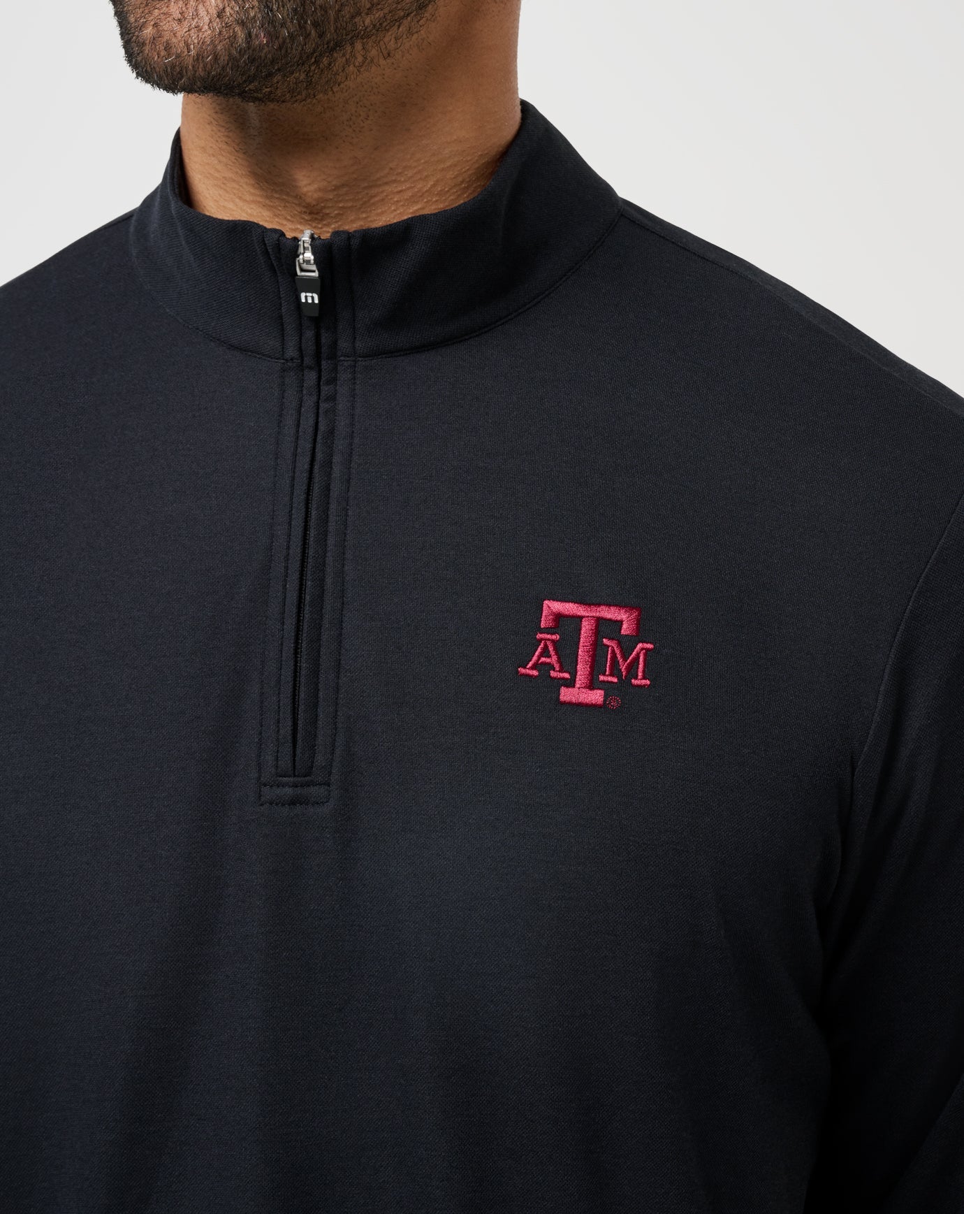 Travis Mathew Discount Texas A&M Time To Tailgate Quarter Zip Game Day|New