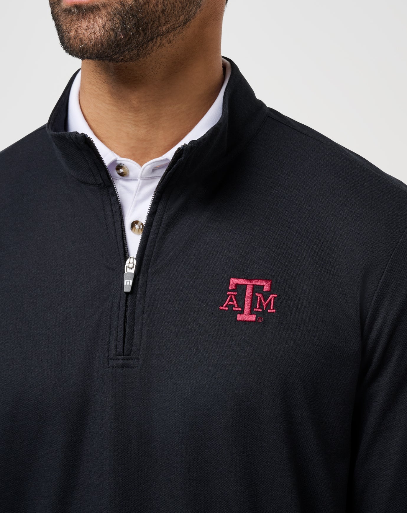 Travis Mathew Discount Texas A&M Time To Tailgate Quarter Zip Game Day|New